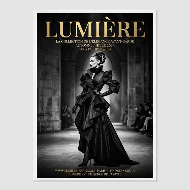 LUMIÈRE Fashion Brand Poster