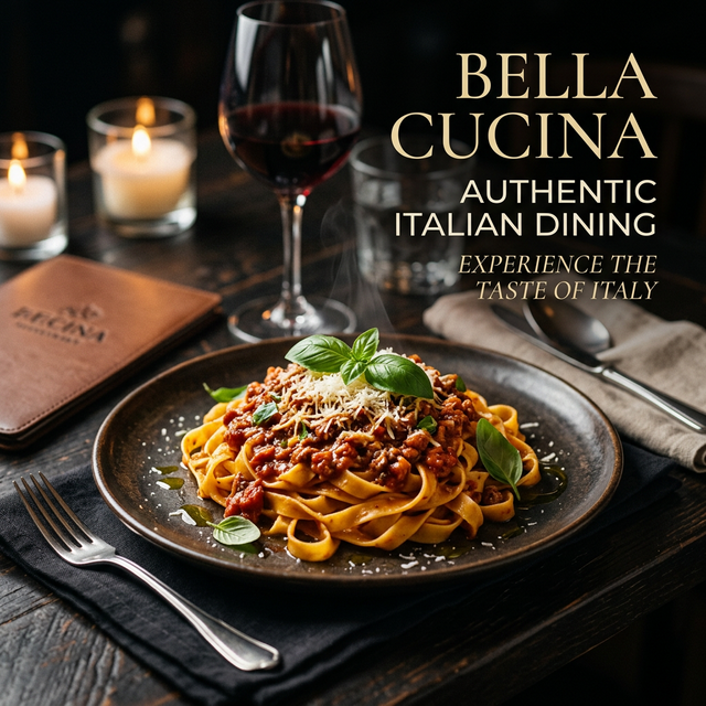 Bella Cucina Restaurant Instagram Post
